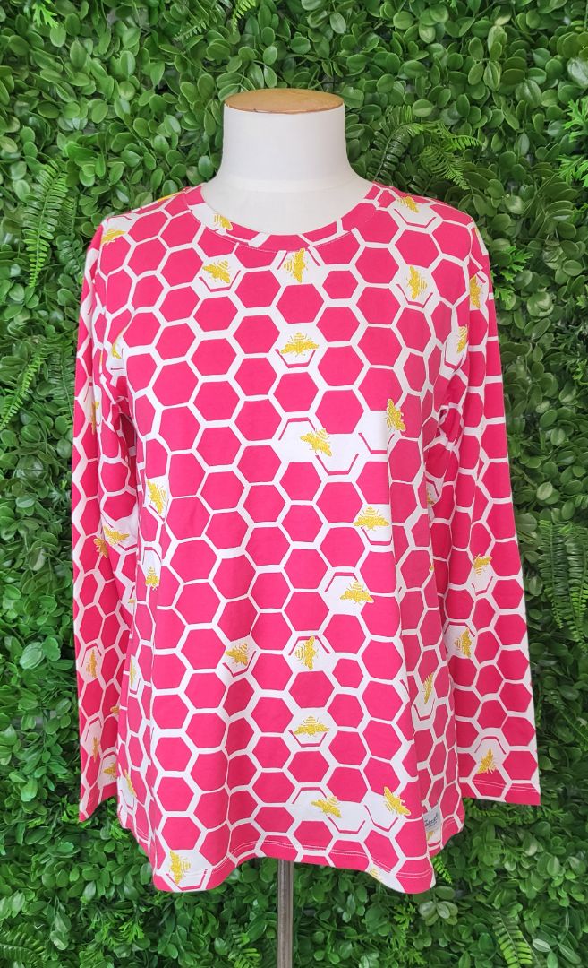 Goodnight Society Print Long Sleeve Top (12)