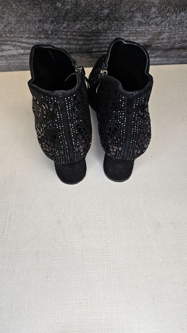 Django & Juliette Black Sparkle Bootie (40)