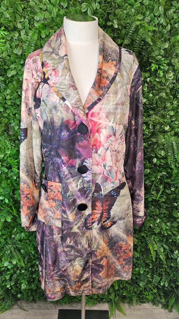 Rene Multi Floral Bloom Jacket (10-12)