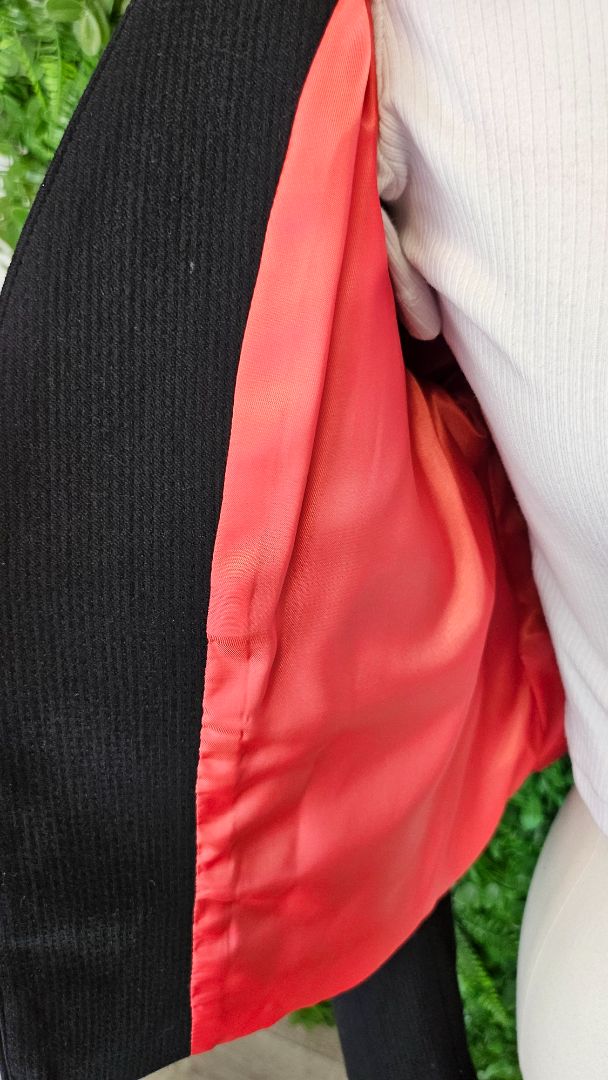 Dressed NZ Black Crop Blazer (12-14)