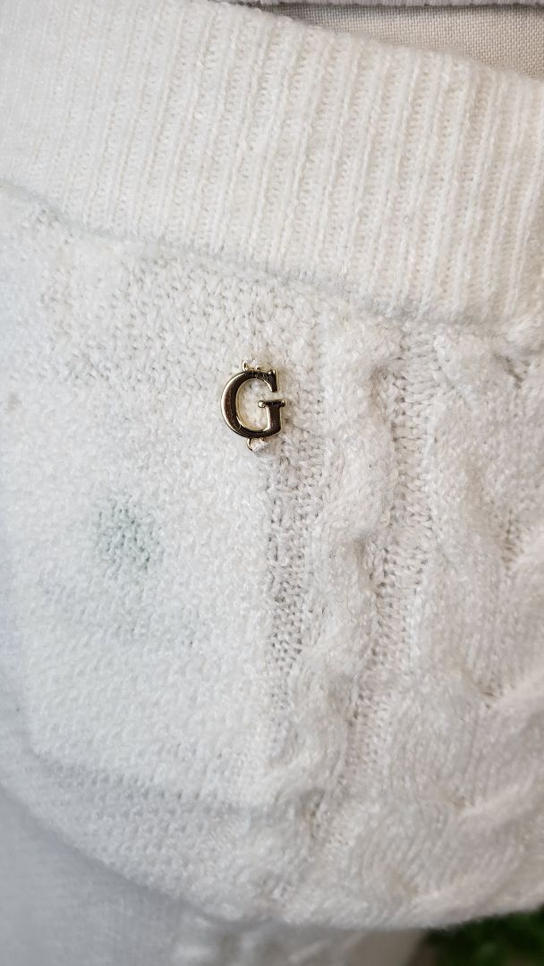 Guess Cream Knit Wide Leg Pant (10)