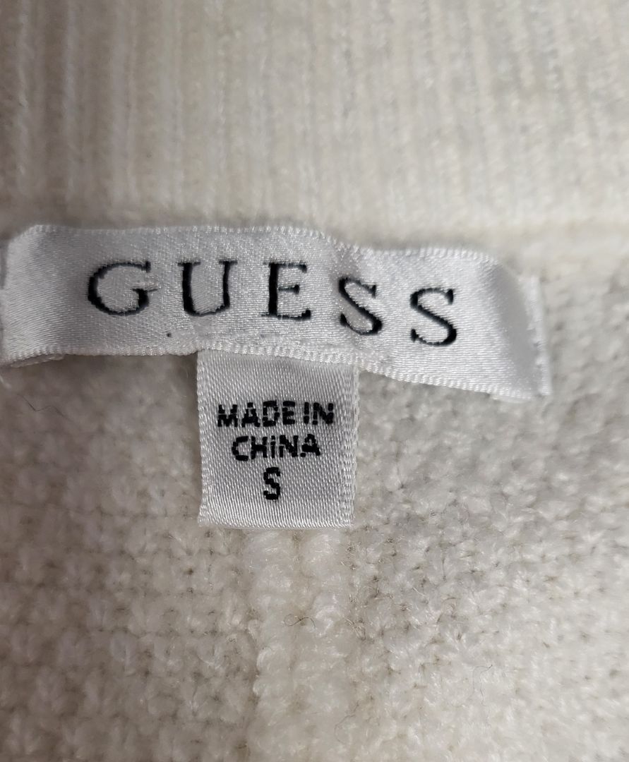 Guess Cream Knit Wide Leg Pant (10)
