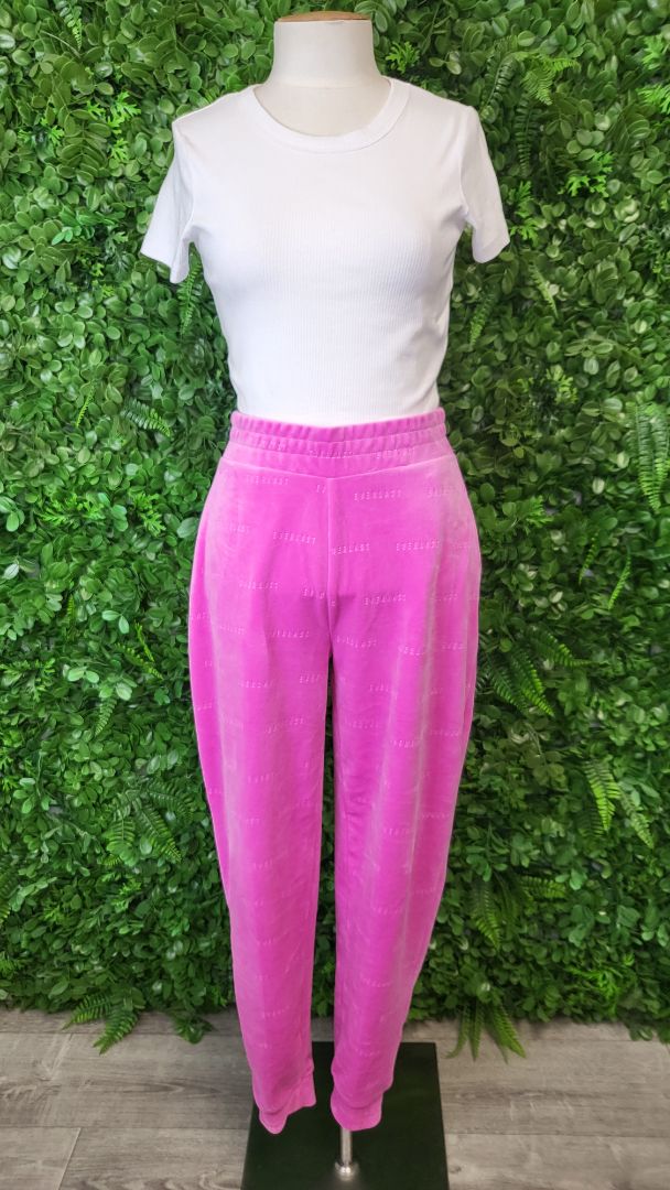 Everlast Pink Velour Trackpants (8)