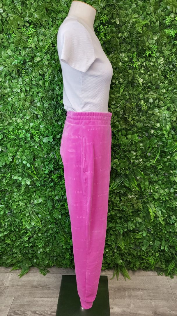 Everlast Pink Velour Trackpants (8)