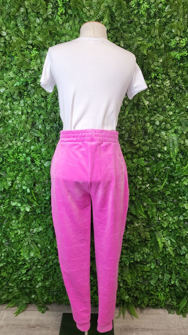 Everlast Pink Velour Trackpants (8)