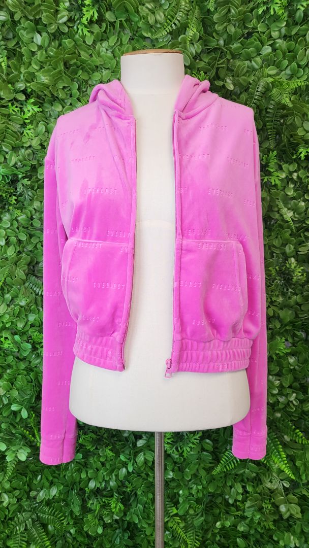 Everlast Pink Velour Hoodie (8)