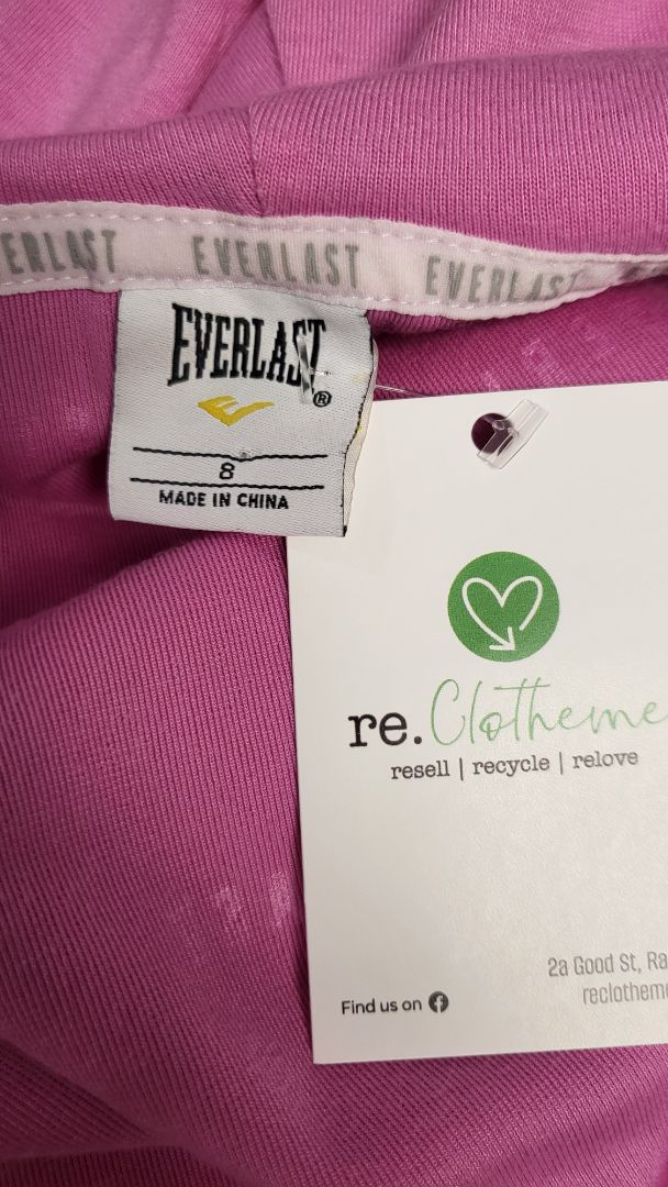 Everlast Pink Velour Hoodie (8)