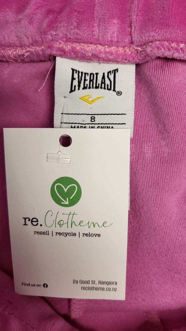 Everlast Pink Velour Trackpants (8)