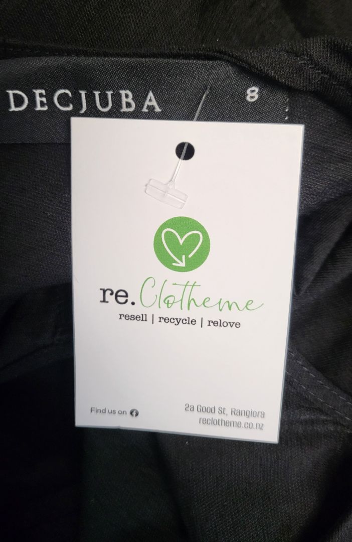 Decjuba Black Sleeveless Dress (8)