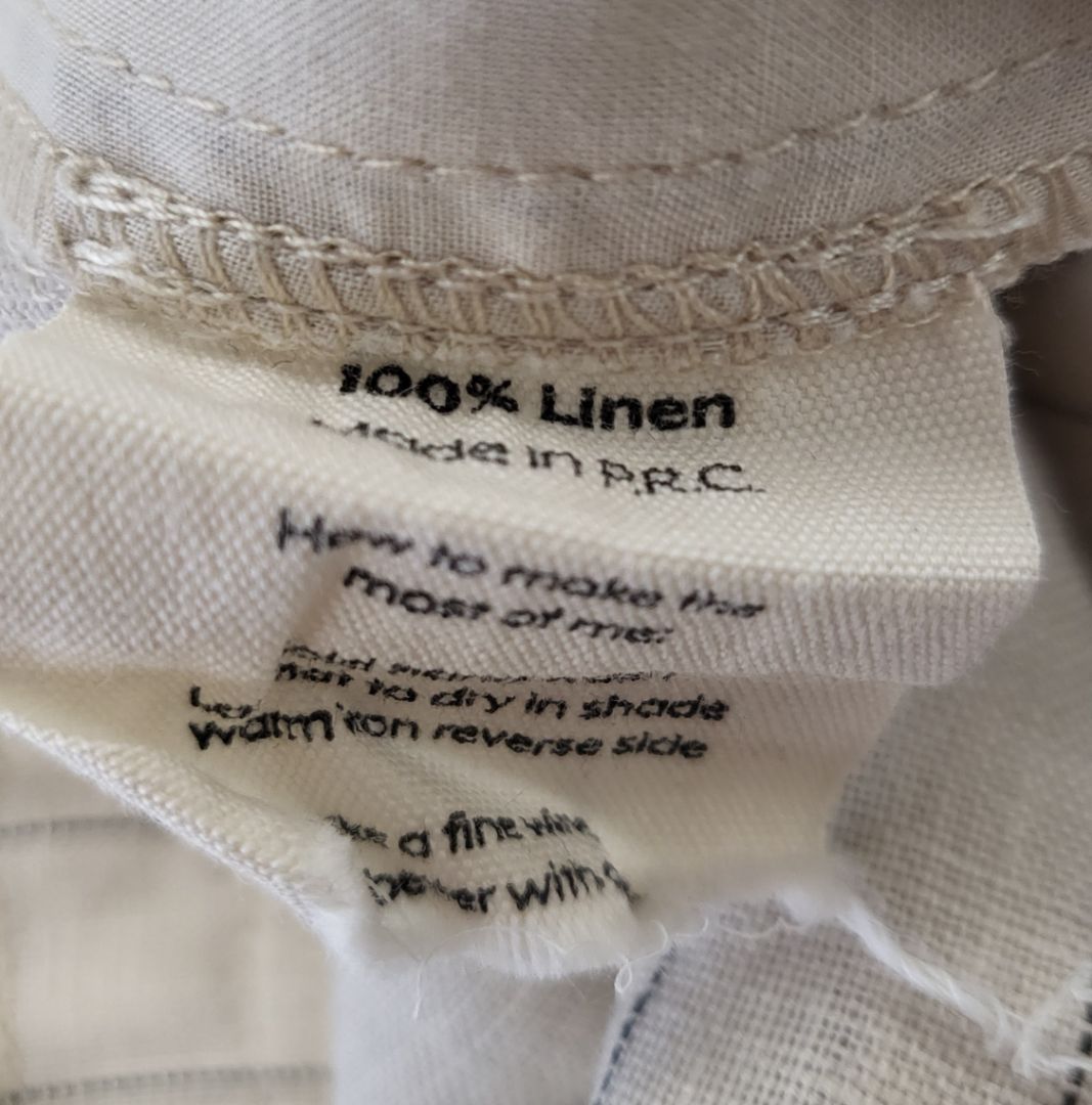 Among The Brave Oat Pinstripe Linen Pants (8)