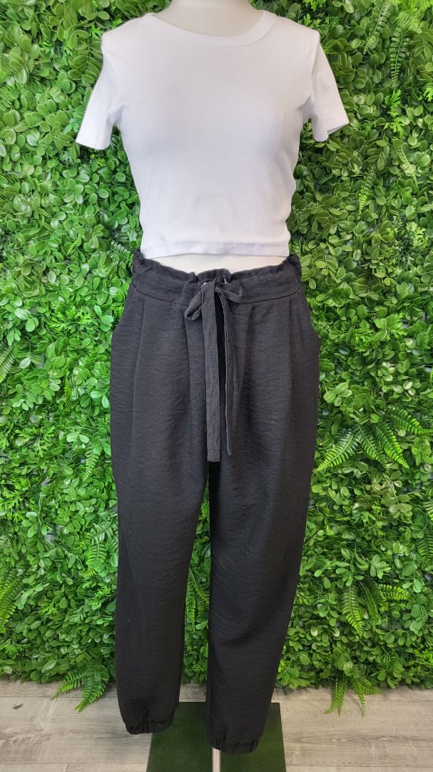 Kilt Black Tie Front Pants (10)