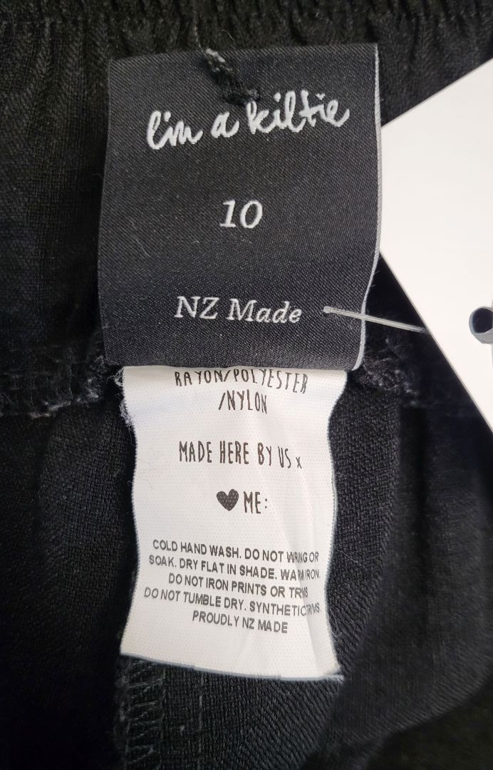 Kilt Black Tie Front Pants (10)