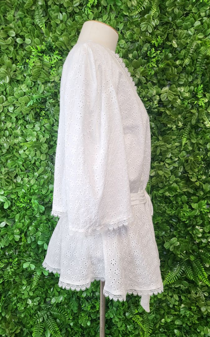 City Chic White Embroidery Wrap Top (18)