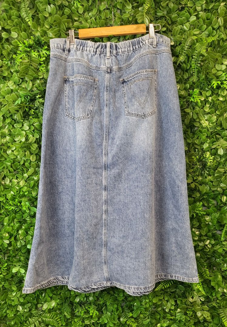 Shine On Denim Hunter Skirt BNWT (14)
