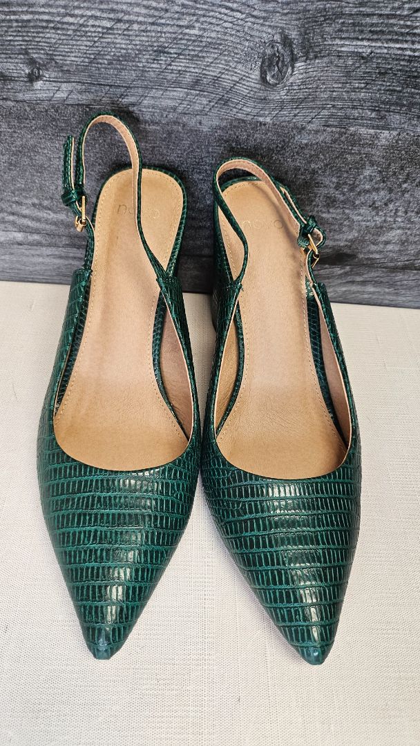 Novo Green Slingback Heel (10)