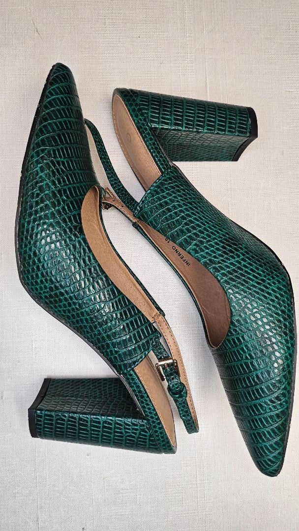 Novo Green Slingback Heel (10)