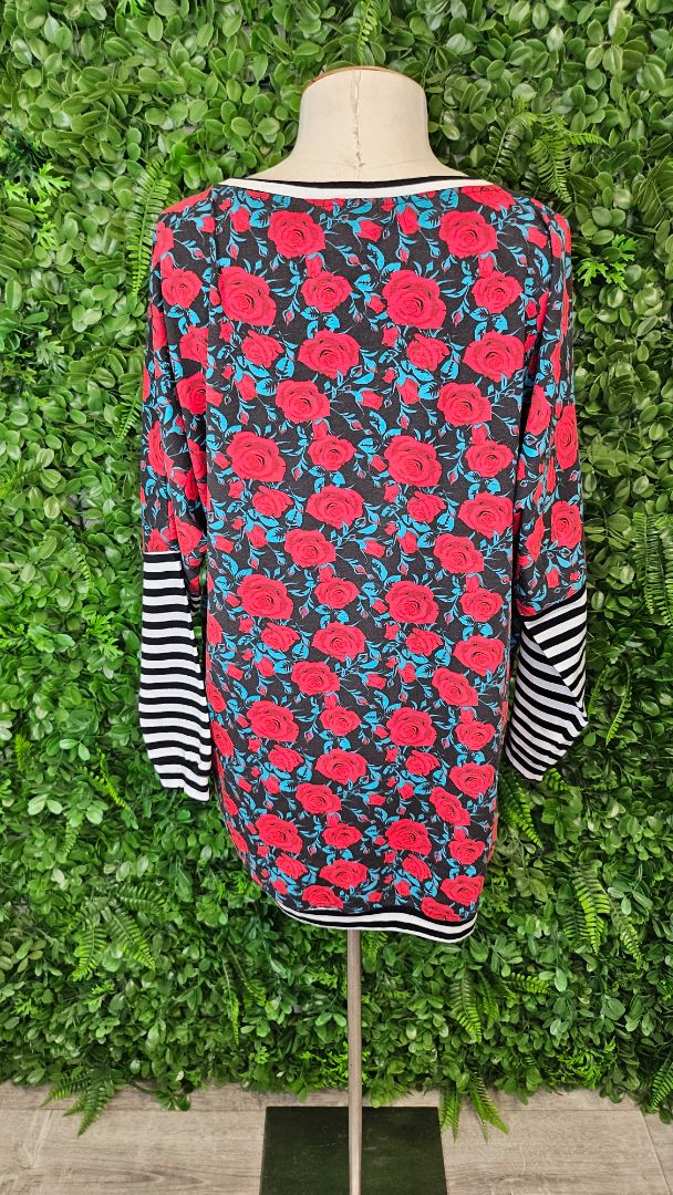 Braden Jane Floral/Stripe Long Sleeve (14)