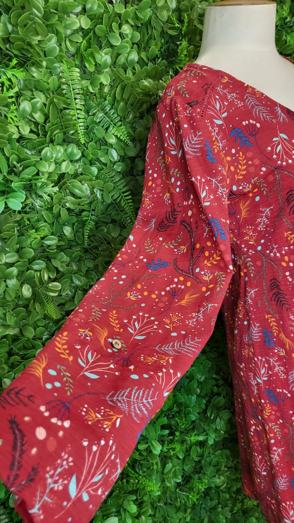 Faithful & True Floral Print Dress (14-16)