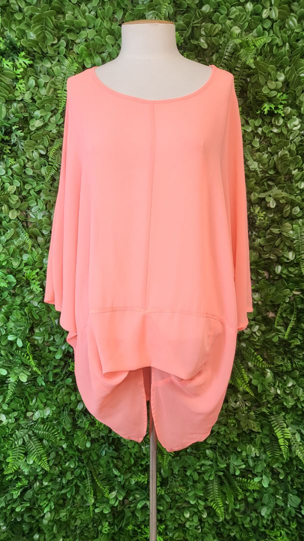 Brave+True Fluro Oversized Layer Top 14-18