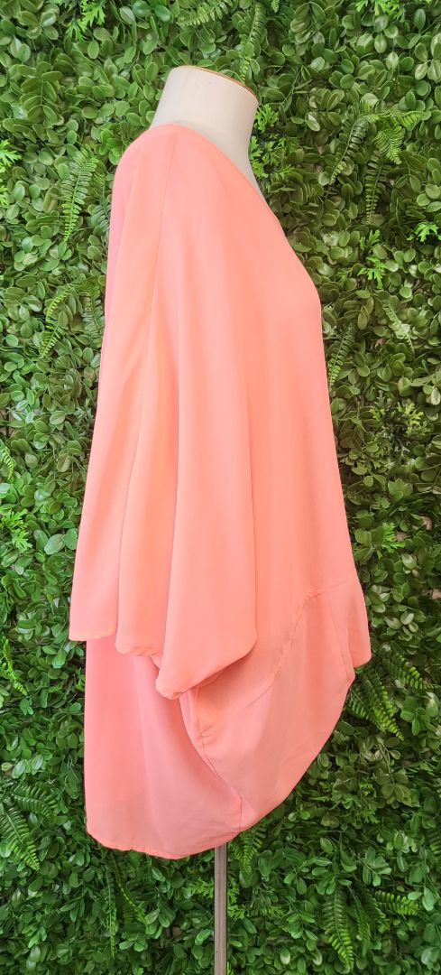 Brave+True Fluro Oversized Layer Top 14-18