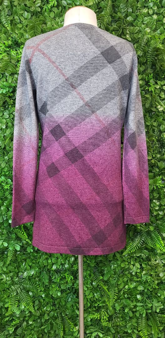 Bare Enon Pink/Grey Ombré Cardigan (8)