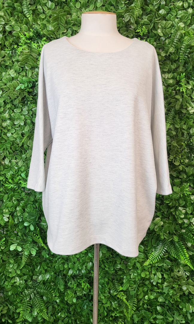 Preen Grey 3/4 Sleeve Top (14)