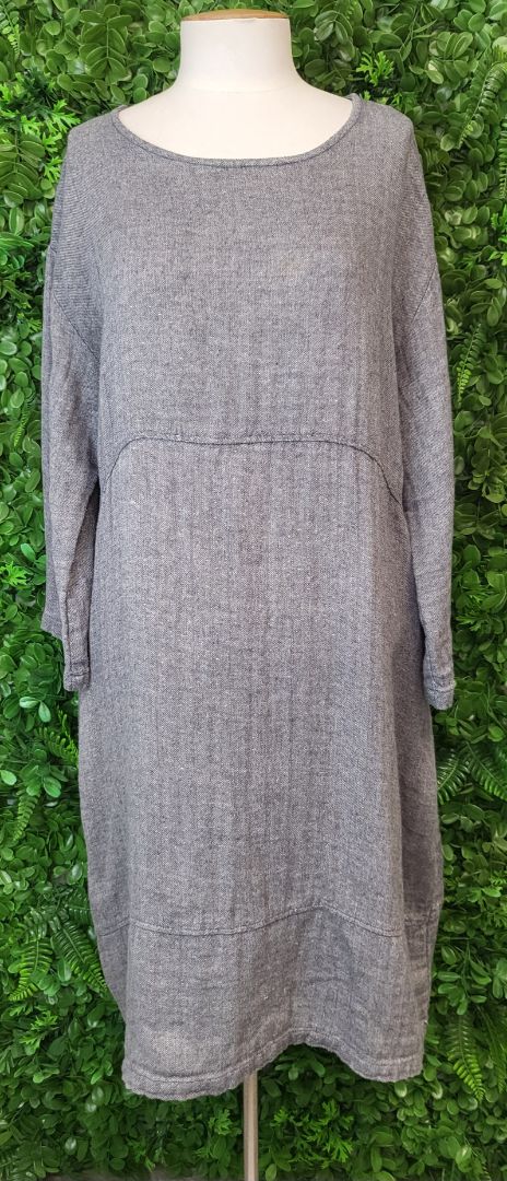 17 Blonde Grey Tunic Dress (12-14)