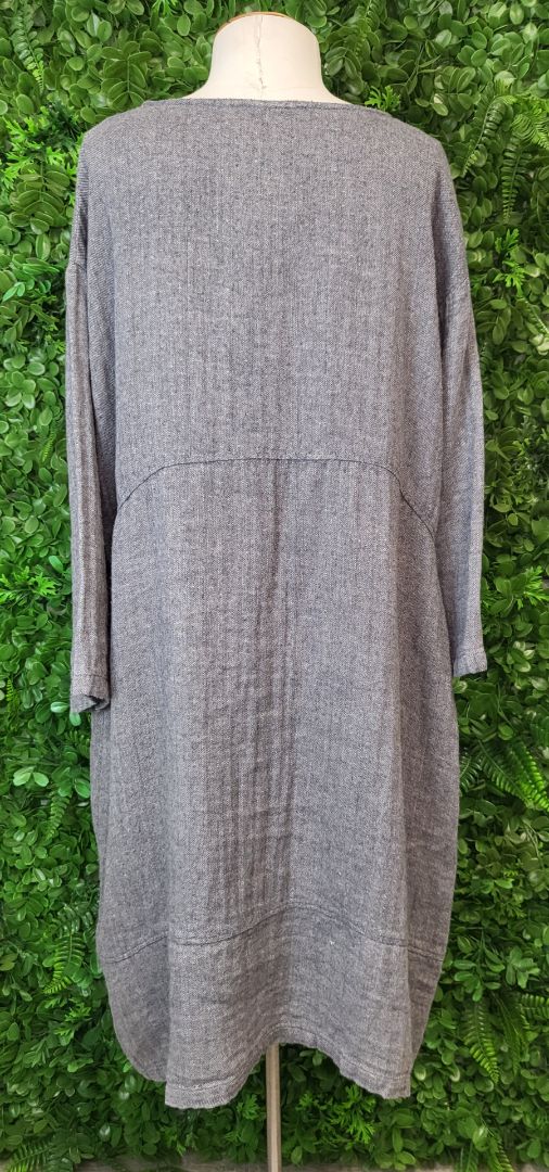 17 Blonde Grey Tunic Dress (12-14)