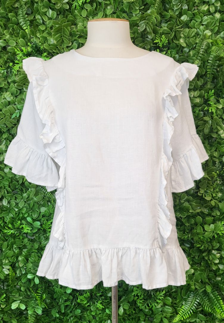 Curate White Shoulder The Blame Top (10)