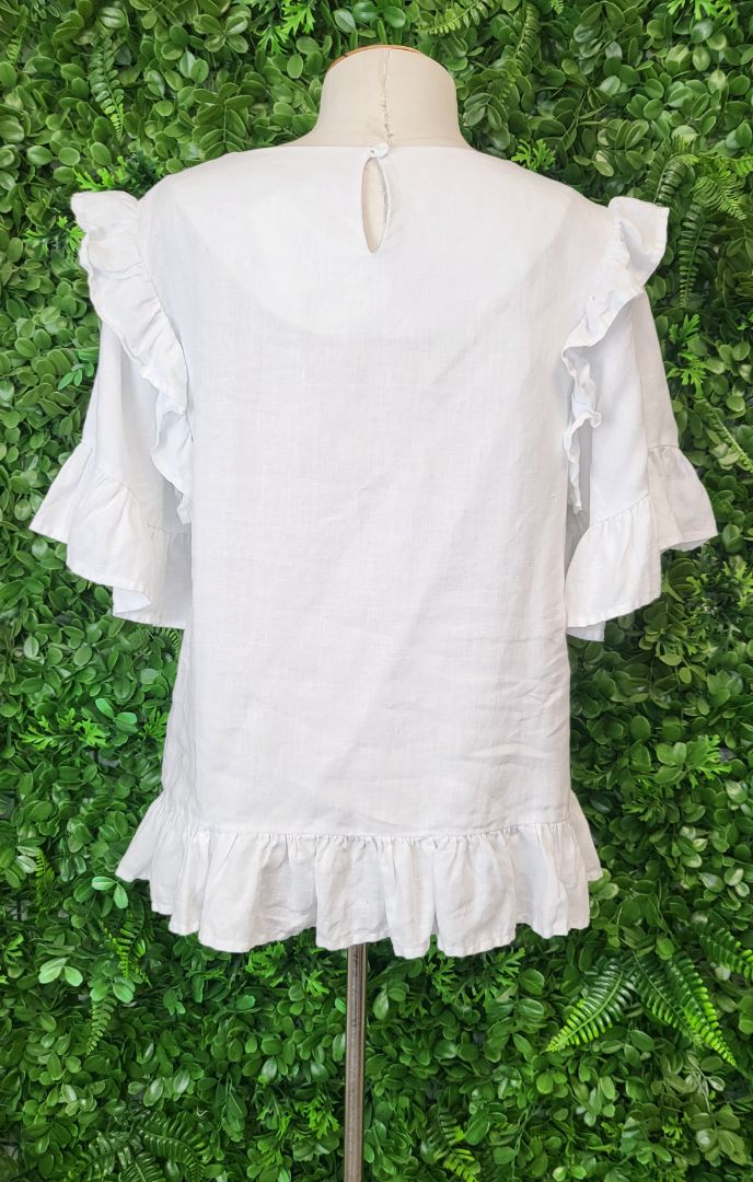 Curate White Shoulder The Blame Top (10)