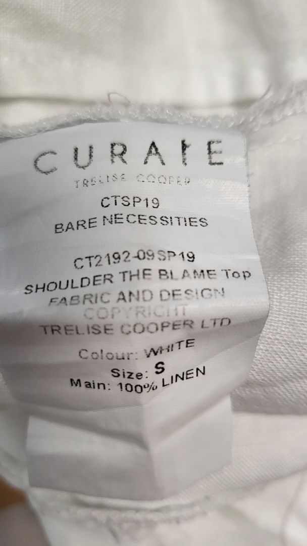 Curate White Shoulder The Blame Top (10)