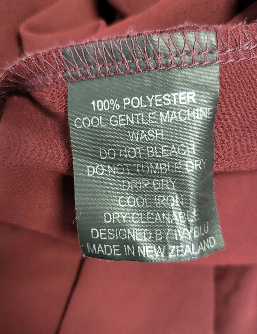 Ivyblu Wine Layered Shift Dress (14)