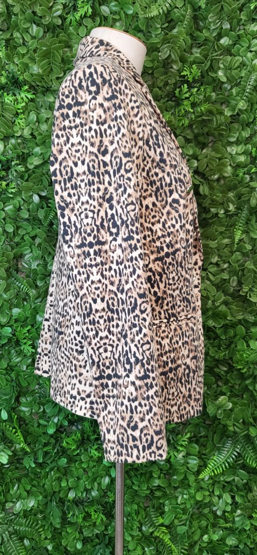 Rockmans Animal Print Blazer (10)