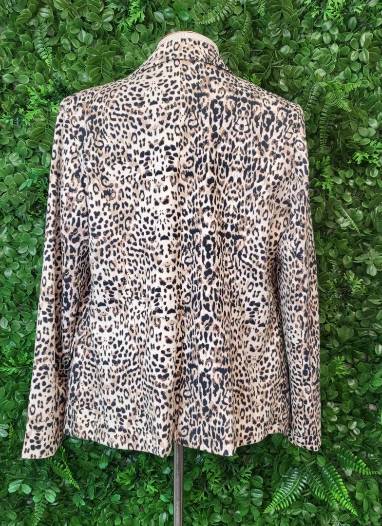 Rockmans Animal Print Blazer (10)