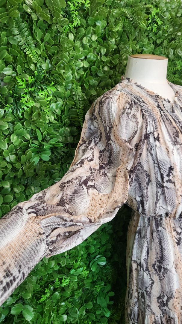 Witchery Snake Print Dress (8)