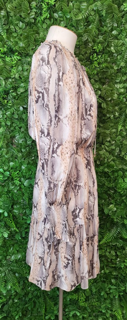 Witchery Snake Print Dress (8)