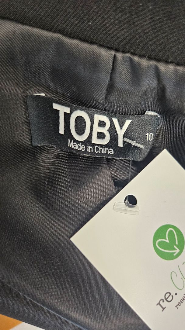 Toby Black Embellished Blazer (10)