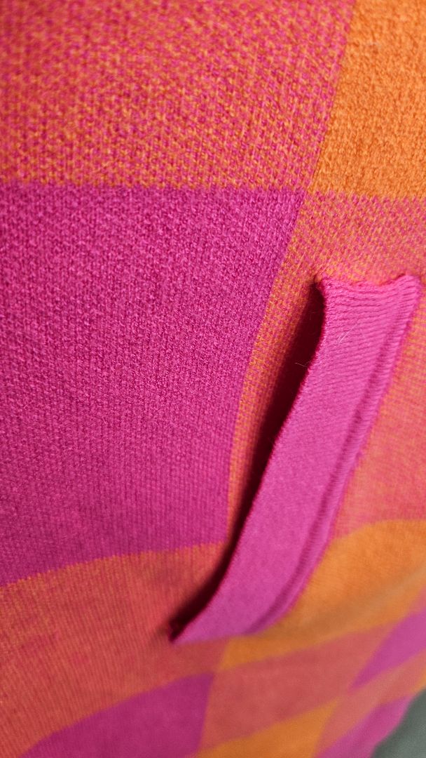 Haven Pink/Orange Longline Cardi Knit (OSFM)