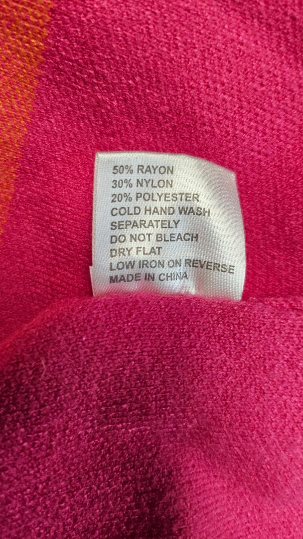 Haven Pink/Orange Longline Cardi Knit (OSFM)