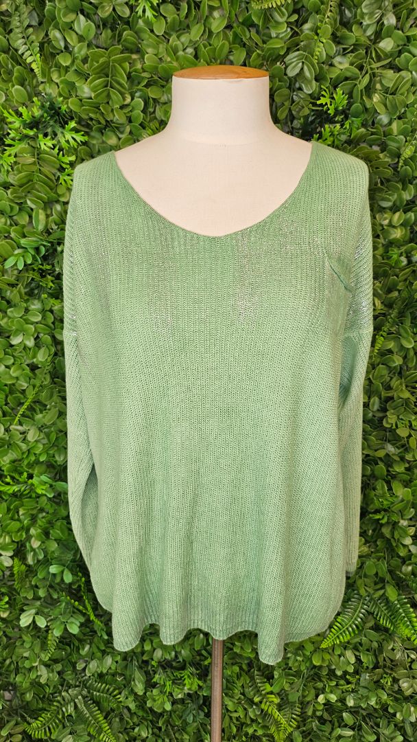Made in Italy Green Lightweight Knit (12/14)