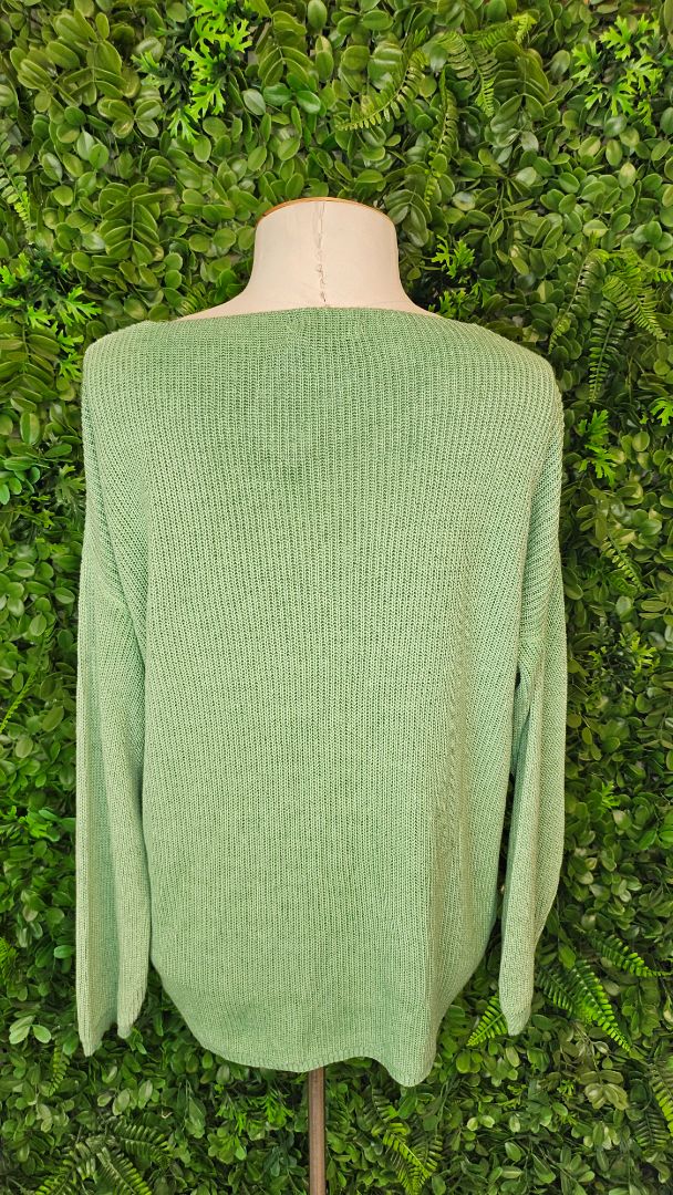 Made in Italy Green Lightweight Knit (12/14)