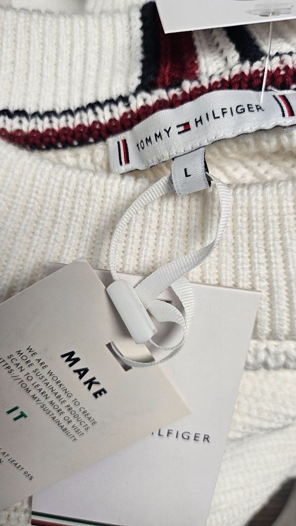 Tommy Hilfiger Ecru Knits Jumper (14)