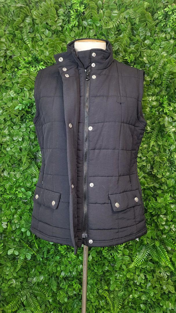 R M Williams Black Padded Vest (12)