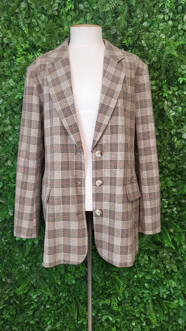 Mazu Plaid My Love Boyfriend Jacket (14)