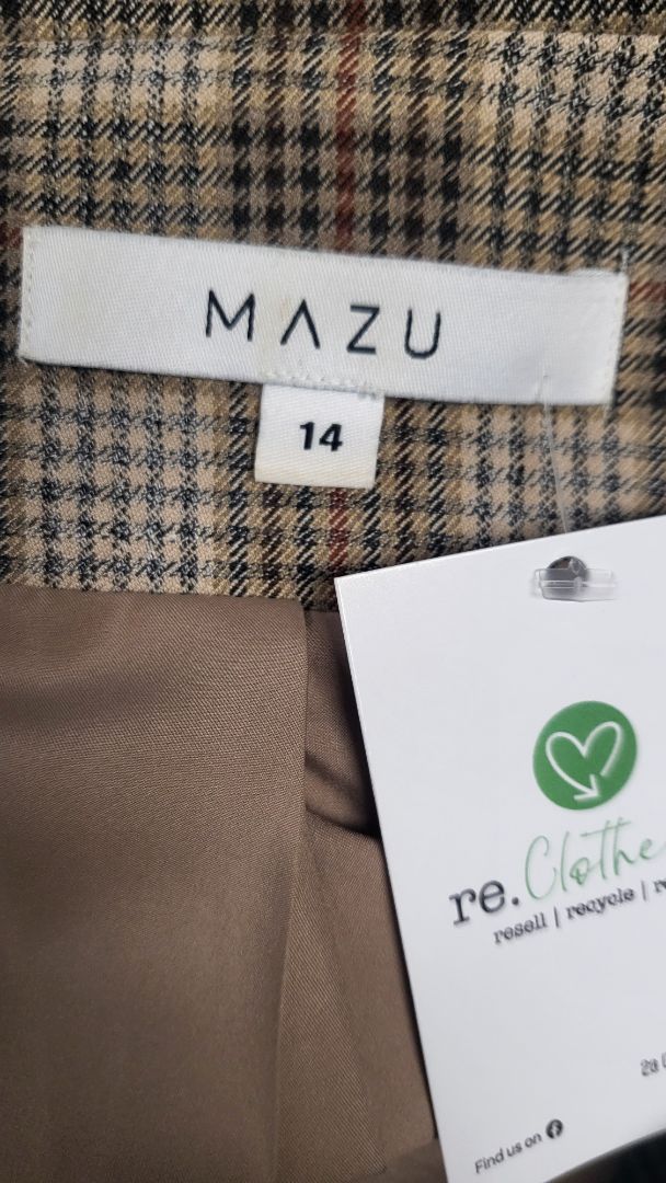 Mazu Plaid My Love Boyfriend Jacket (14)
