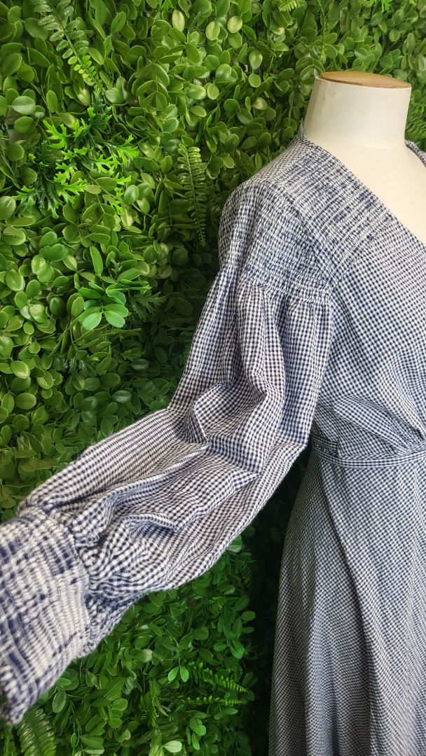 Kinney Gingham Wrap Maxi Dress (10)