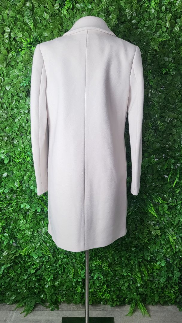 Forever New Oatmeal Single Breasted Coat (10)