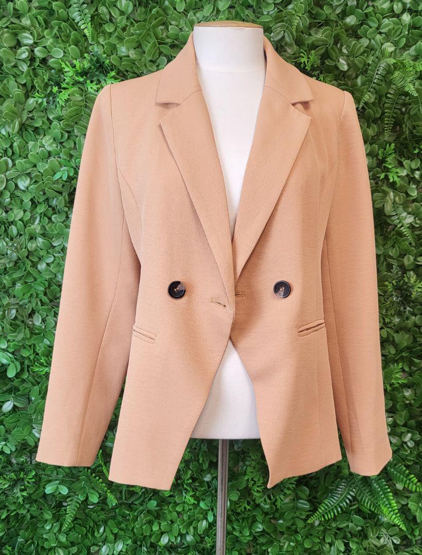 Ivy + Jack Tan Harper Textured Blazer (8)