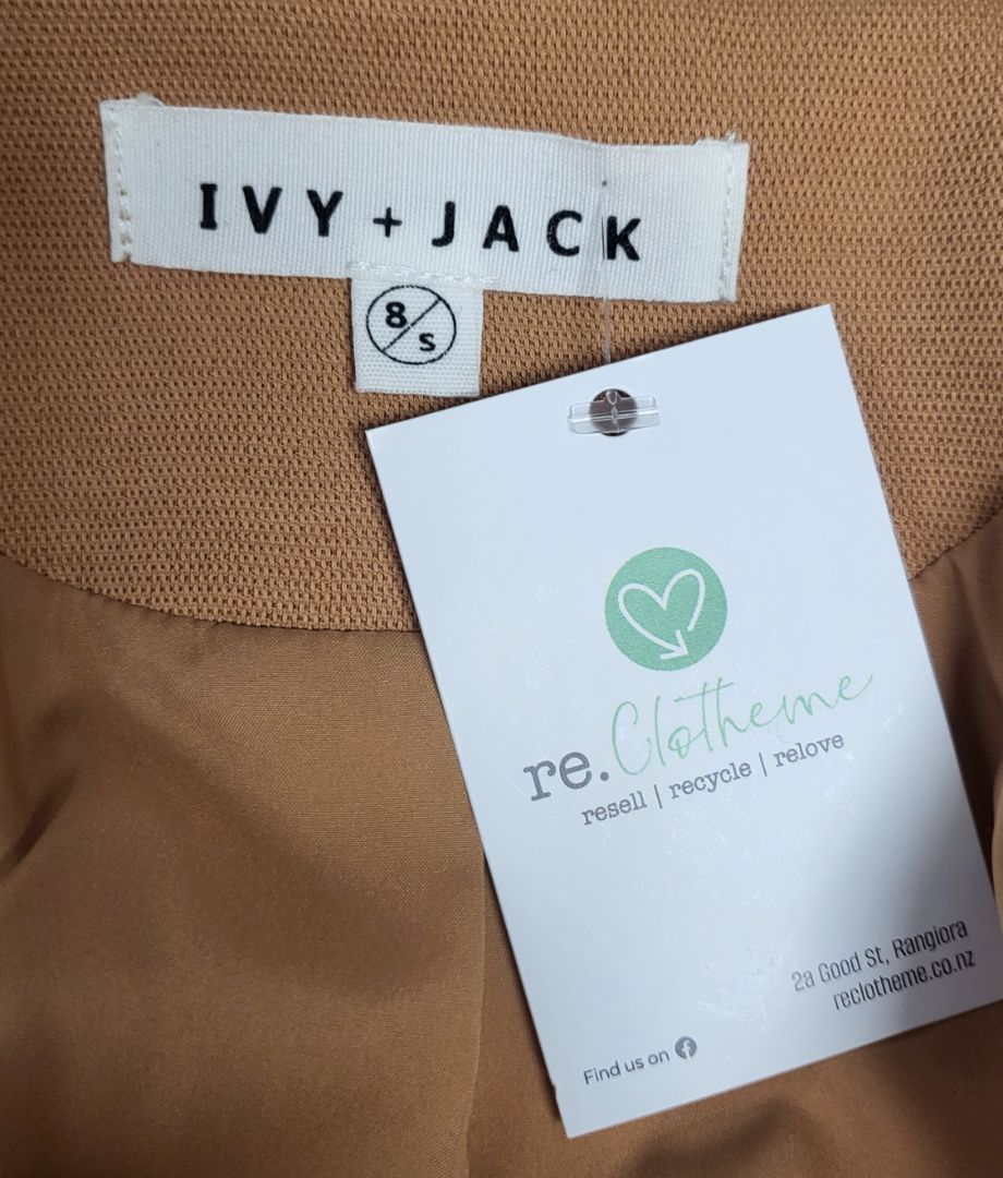 Ivy + Jack Tan Harper Textured Blazer (8)