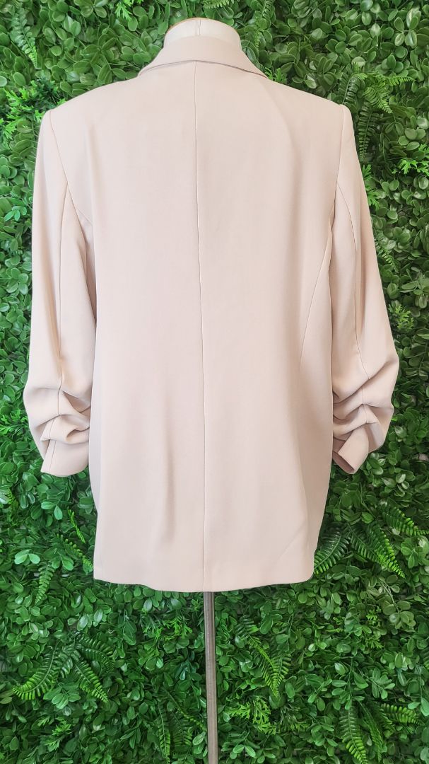 M&S Taupe Open Blazer (14)